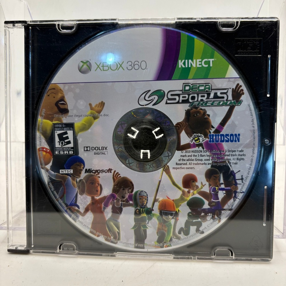 Deca Sports Freedom Xbox‎ 360 Kinect Hudson Soft Microsoft Video Game Disc Only